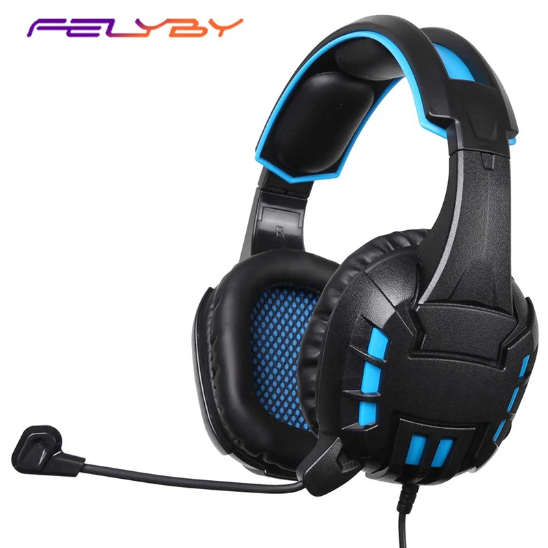 FELYBY SA-708GT Wired Headphone headphones Gaming Headset wired Stereo Earphones with Microphone | &amp Headphones