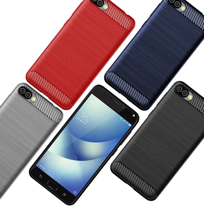 ASUS ZenFone 4 Max чехол матовый Силиконовый мягкий Задняя накладка чехла из ТПУ для
