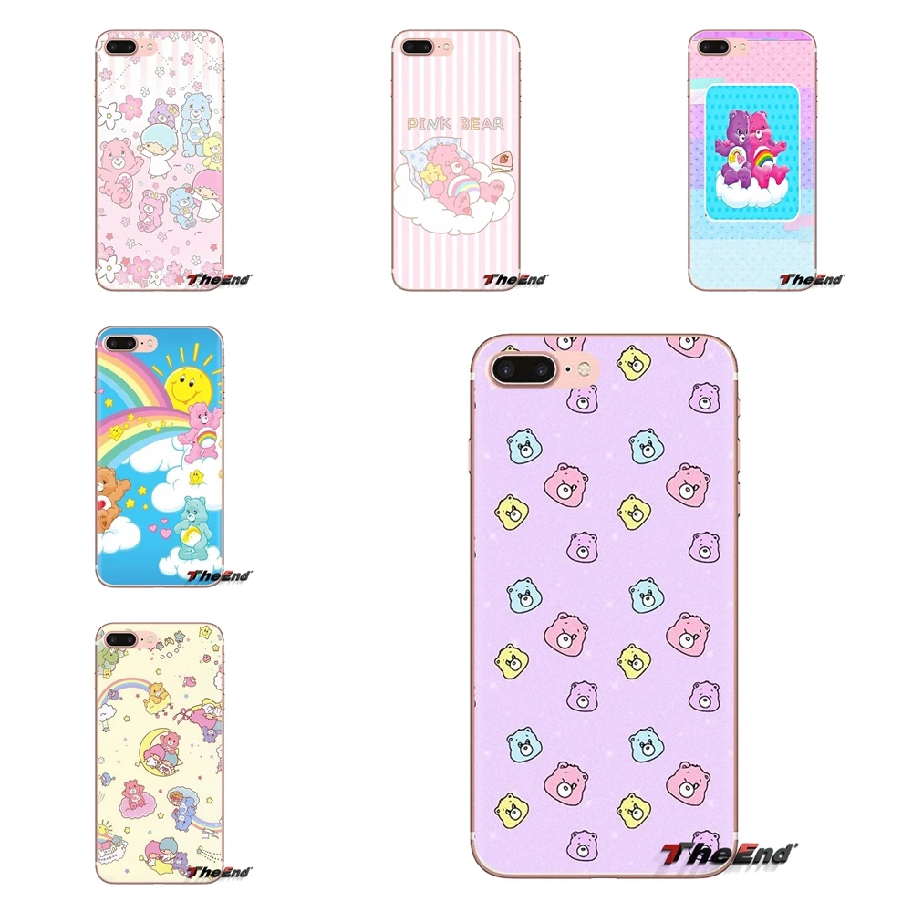 cute Care Bears Soft Transparent Cases Covers For Samsung Galaxy A3 A5 A7 A9 A8 Star A6 Plus 2018 2015 2016 2017 |