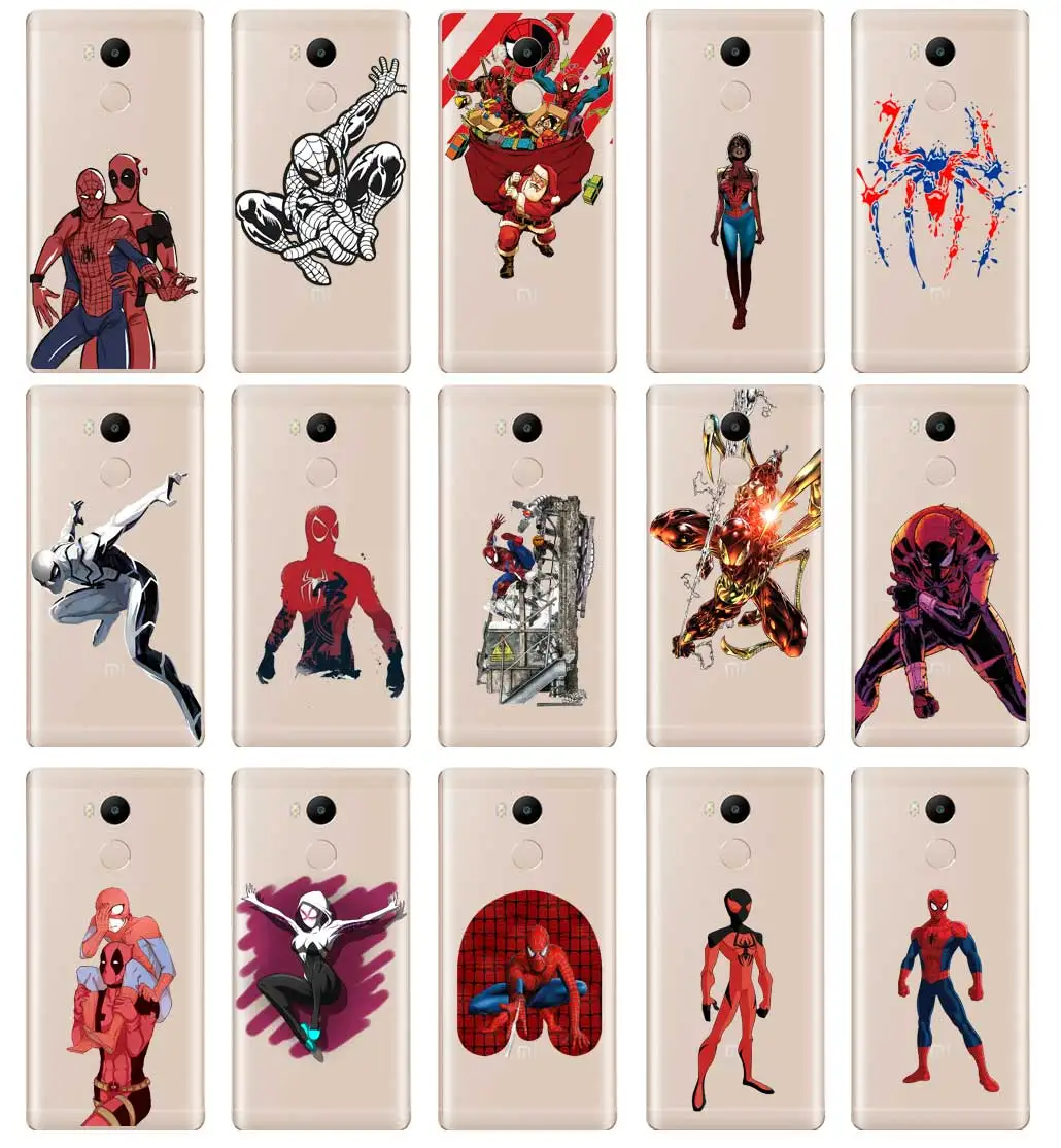 DREAMFOX M530 Lone Spiderman Мягкий ТПУ силиконовый чехол для Xiaomi Redmi Note 3 4 5 Plus 3S 4A 4X 5A Pro Global |