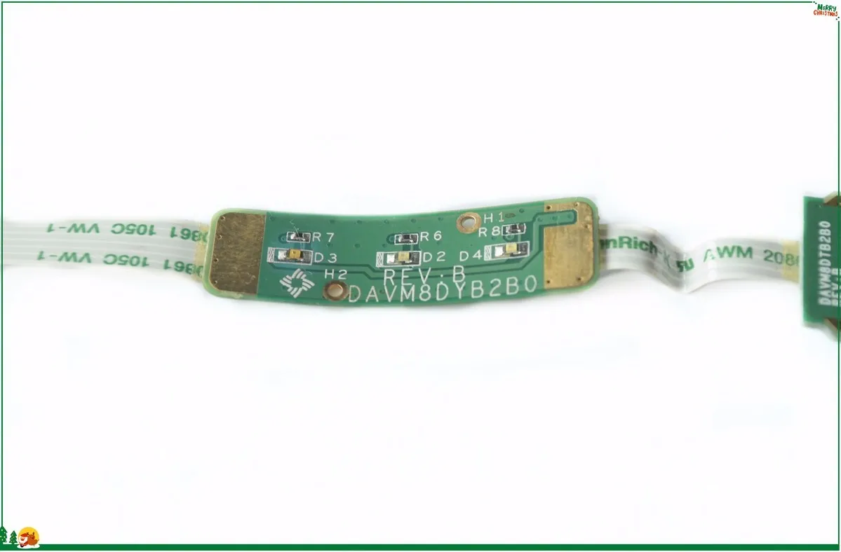 Кнопка питания и светодиодная плата DAVM8DTB2B0 DAVM8DYB2B0 с кабелем для Dell Vostro 1014 1015