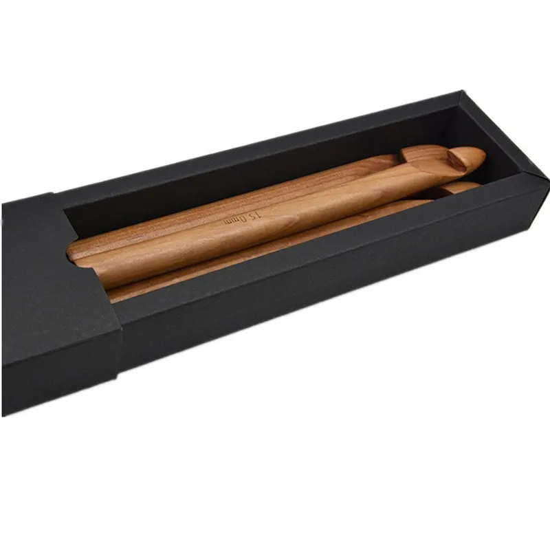 3 шт. большие деревянные крючки для вязания крючком гигантская пряжа рукоделия