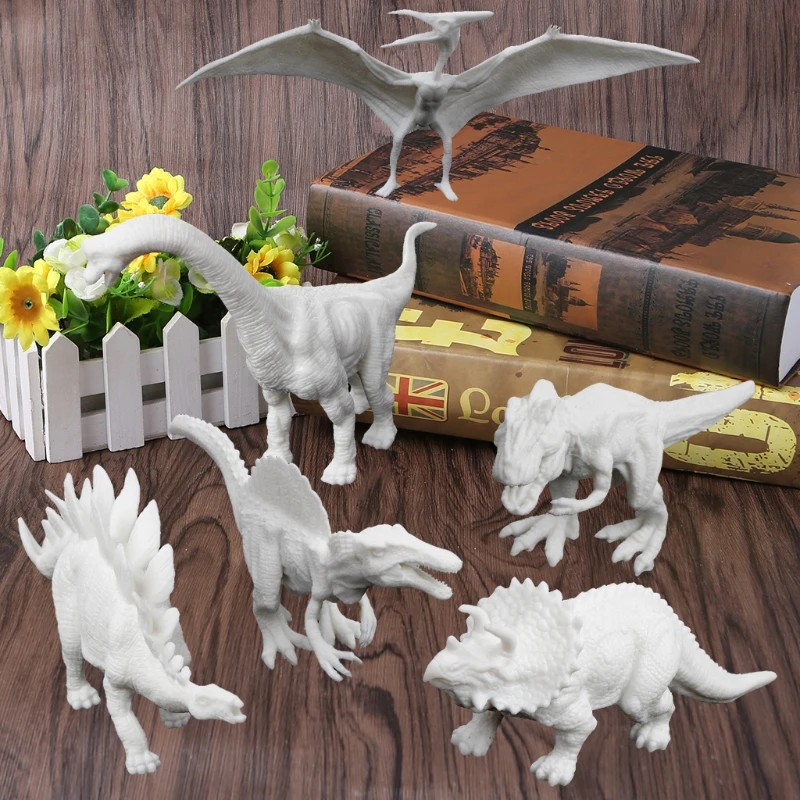 DIY раскраска картина Животное Динозавр Модель Рисунок граффити Дети Детские игрушки#0713