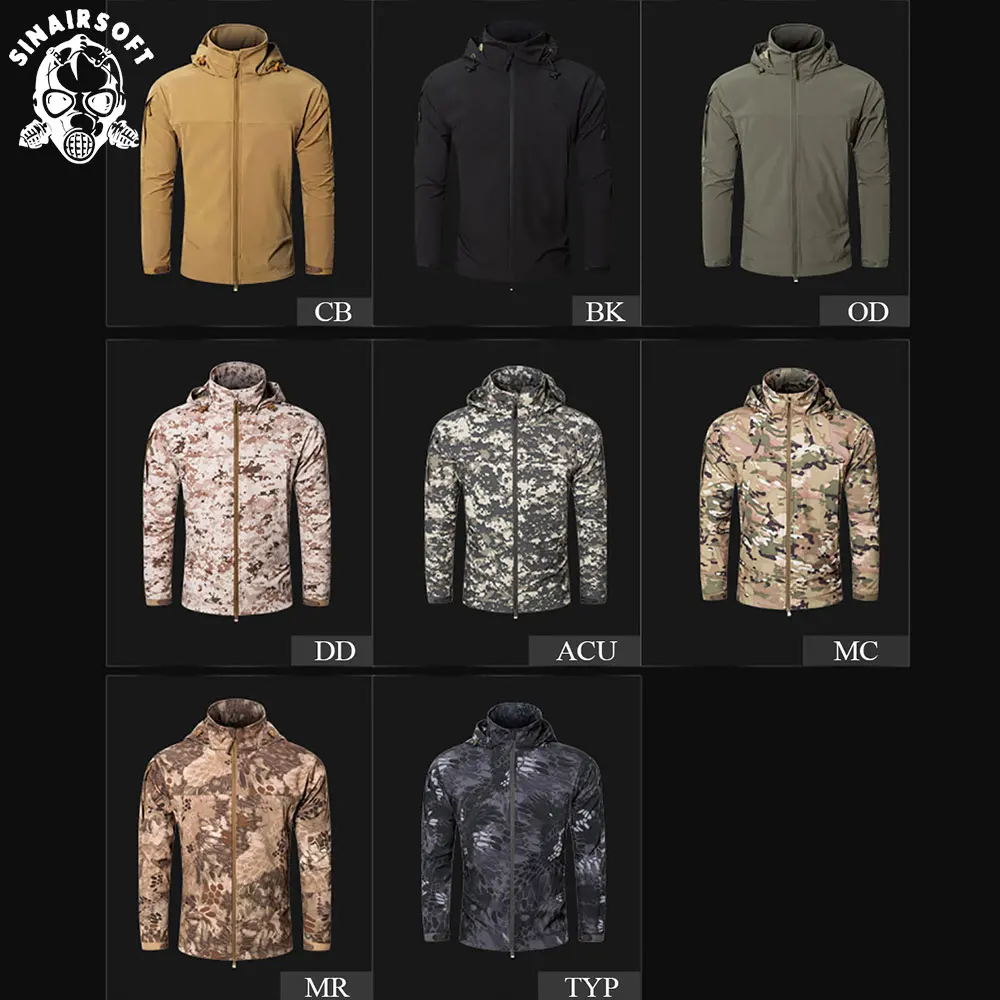 SINAIRSOFT камуфляжная Мужская куртка пальто военная тактическая зимняя