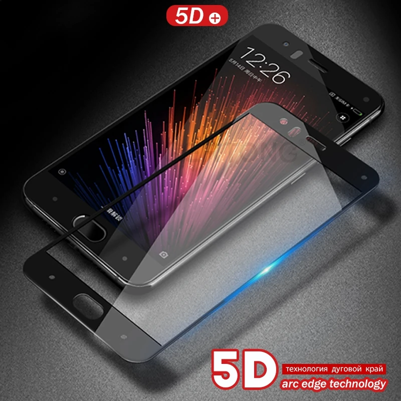 Защитная пленка 5D из закаленного стекла для Xiao mi Red mi Note 7 6 Pro 5 Plus mi 8 A2 Lite A1 Pocophone F1 mi 8, полное покрытие