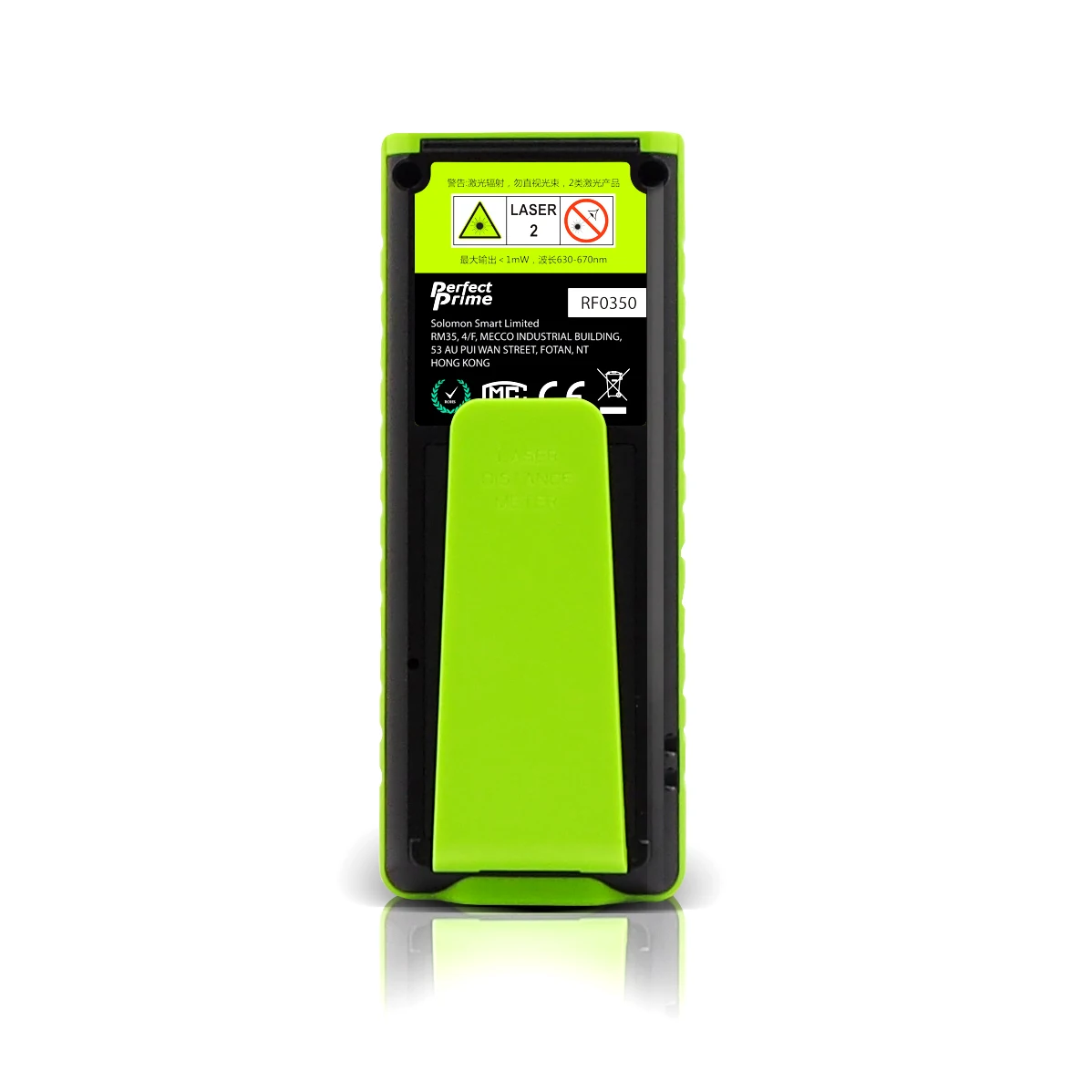 PerfectPrime RF0350 ручной лазерный дальномер цифровой измерительный прибор с зажимом |