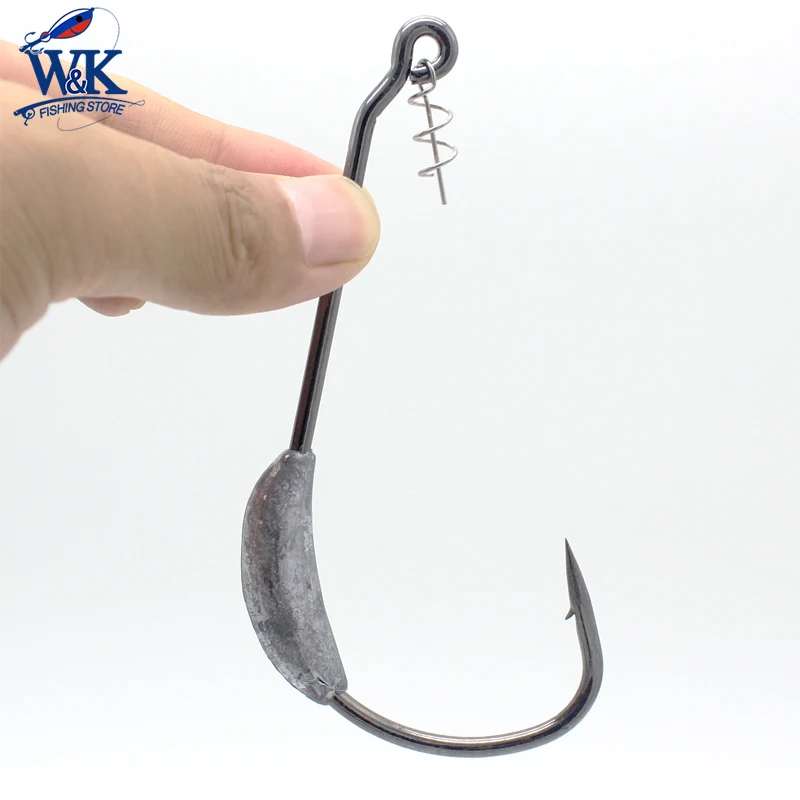 Горячая продажа Weedless крючки для Червяков с 26 г и 24 взвешенные рыболовные