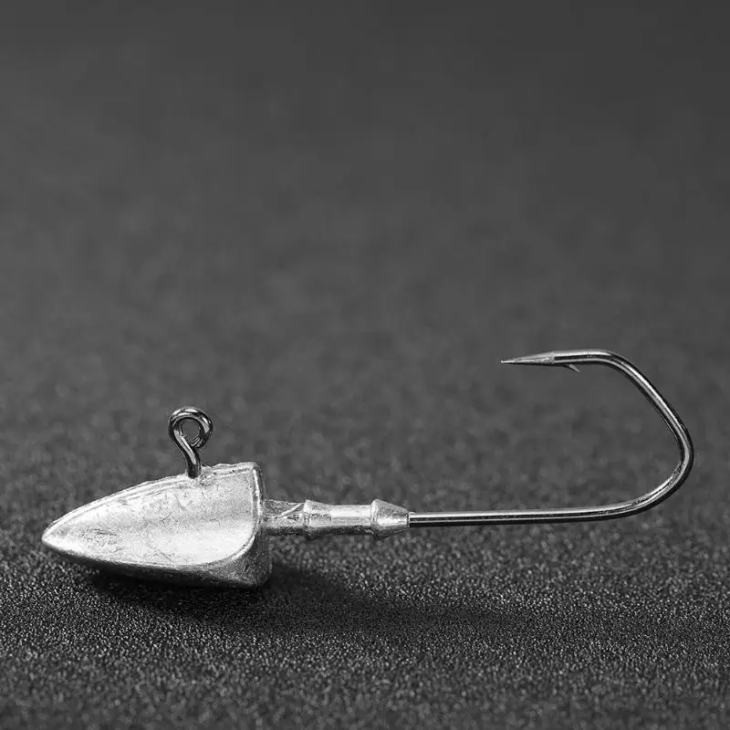 Crank Lead Jig Head Hook Soft Lures Jigging Fishing Hooks Soft Worm Fishing Tackle Accessories