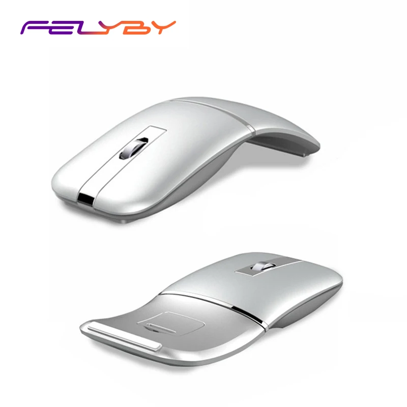 FELYBY Двойной режим беспроводной Bluetooth souris 1600 точек/дюйм de charge ultra-mince silencieux souris pour ordinateur портативный de bur