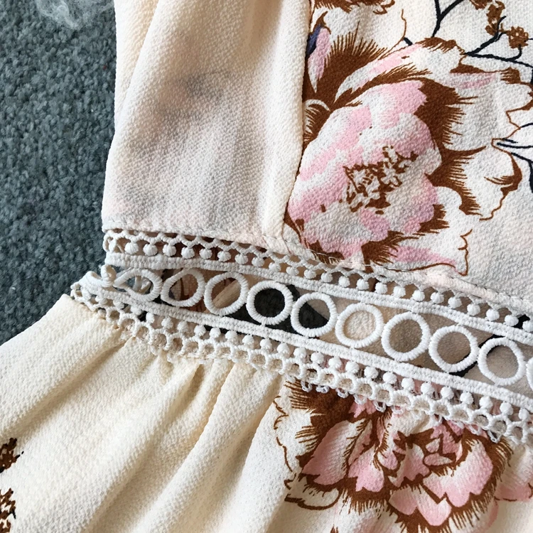 Женский комбинезон ALPHALMODA повседневный пляжный с открытой спиной бантиком и