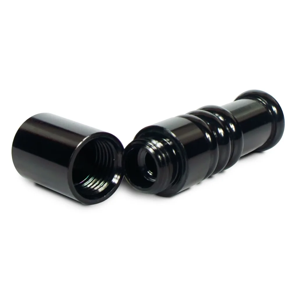 Черные металлические трубки для курения новинка металлическая фотография