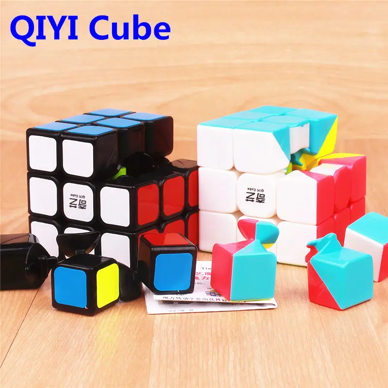 QIYI sail warrior 3x3 Магическая скорость qiyi cube stickerless профессиональные