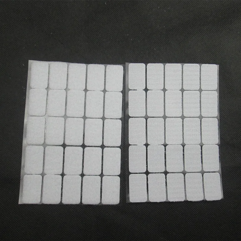 50 пар двусторонние нейлоновые квадратные наклейки 2 х3 см|hook loop|fastener tapeadhesive hook loop |