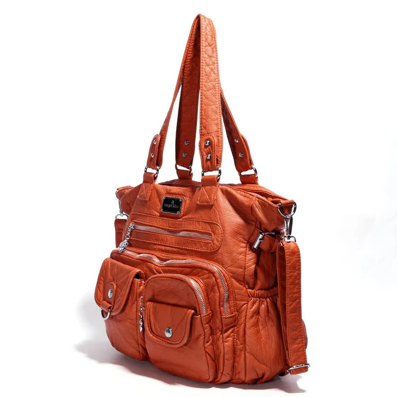 Ainvoev Повседневная сумка через плечо в стиле ретро вместительная модная женская