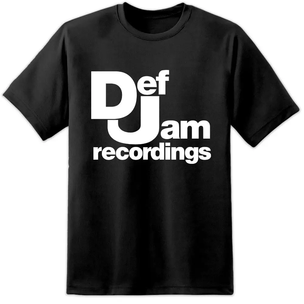 Футболка мужская с надписью DEF JAM HIP HOP RAP RETRO (S XXXL)|Мужские футболки| |