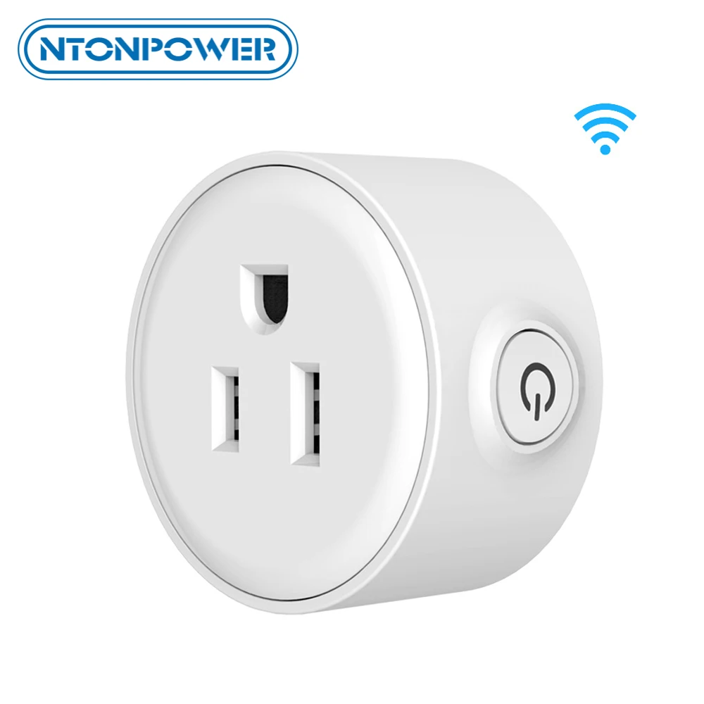 NTONPOWER WiFi Smart Plug электрический выключатель с Alexa Google Assistant US Adapter Защита от