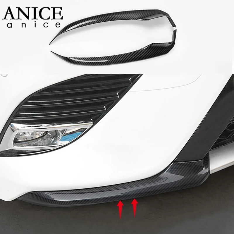 2pc Carbon fiber color ABS REAR CORNER BUMPER GUARD TRIM for toyota Camry 2018 | Автомобили и мотоциклы