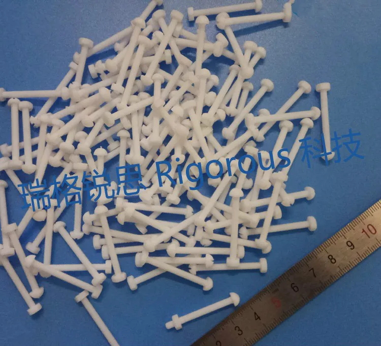 PTFE винт, тефлоновая Шпилька, тефлоновый болт, тефлоновая гайка и гайка