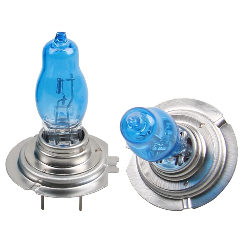 2 шт. 12V H4 100W белая галогенные лампы H1 H4 H7 H8 9005 высокое Мощность лампа фары автомобиля замена лампы