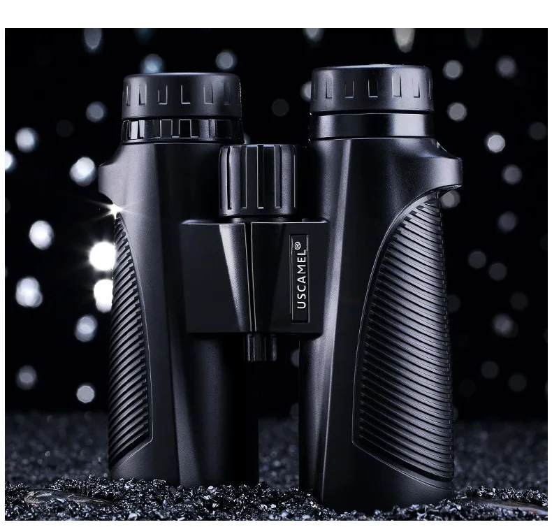 USCAMEL 8x42 10x42 компактный бинокль для наблюдения за птицами, водонепроницаемый телескоп Bak4 с азотом для путешествий, охоты, птиц