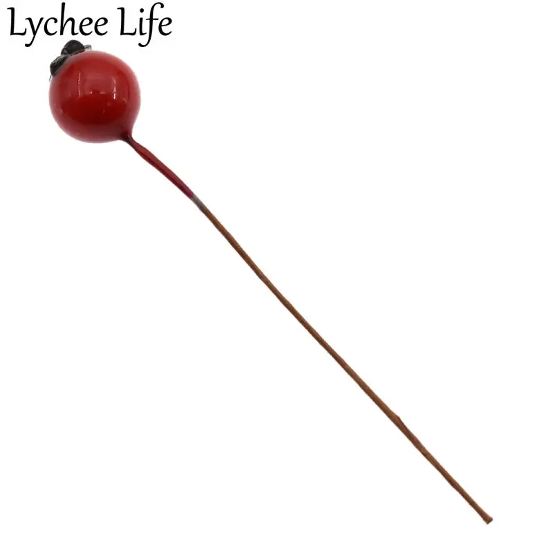 Личи 50 шт. искусственная Вишня Имитация ягод завод Рождественская Вечеринка клуб