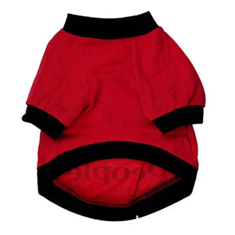 Новинка модная одежда для Тедди красного цвета с капюшоном щенков и домашних