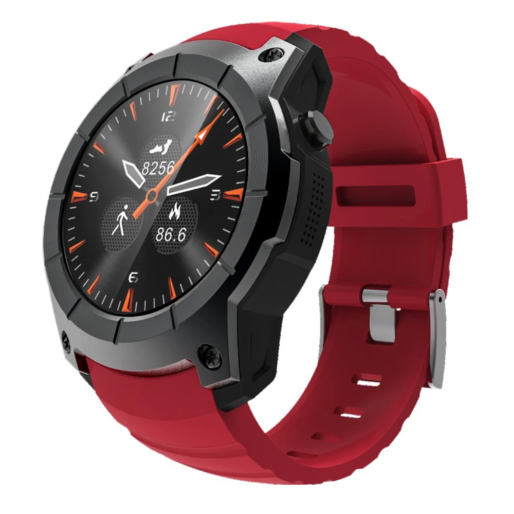 Accewit S958 GPS круглый SmartWatch телефон Heart Rate Мониторы Смарт часы Шагомер 1.3 дюймов