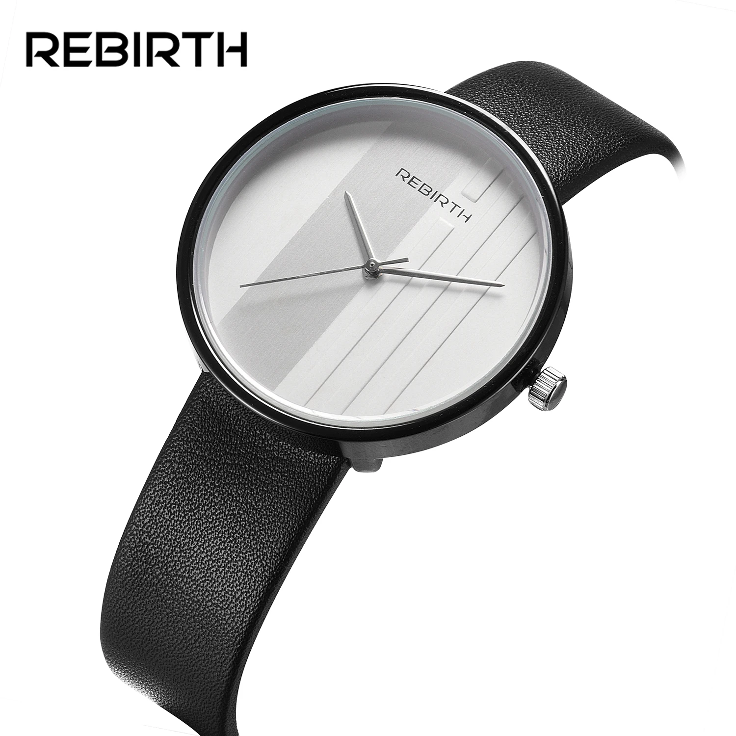 2018 REBIRTH мужские и женские часы брендовые Роскошные модные кожаные кварцевые Relojes