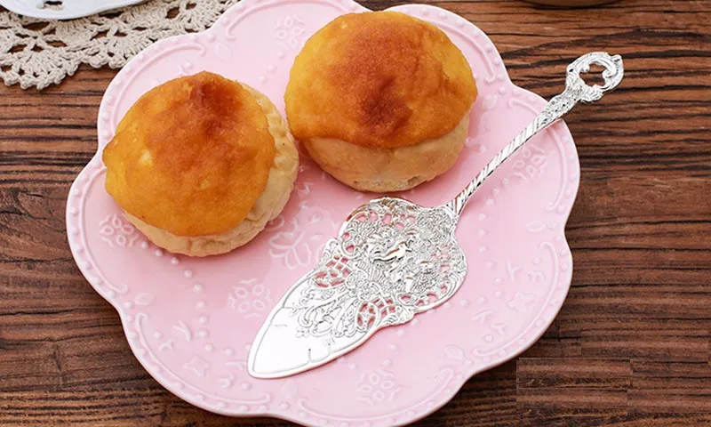 Королевское тиснение для пиццы, десертная лопатка, нож для ужина, выдалбливают, с длинной ручкой, нож для торта, серверный набор посуды, инструменты для торта, 1 шт