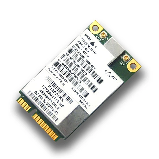 SSEA Original Sierra MC8355 GOBI3000 HS2430 Mini PCI E 3G Modems HSPA беспроводная WLAN карта WWAN GPS для HP SPS:634400 001|mini