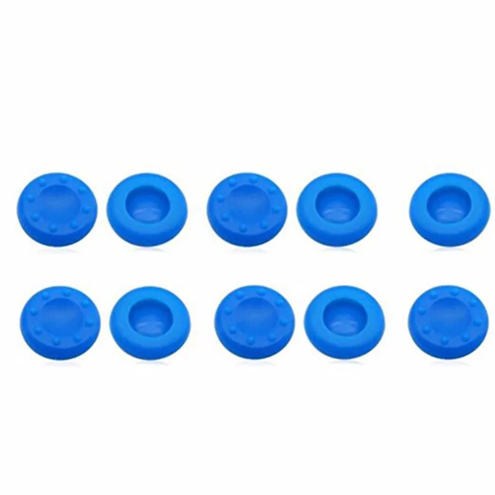 10 шт Синий Силиконовый Аналоговый контроллер Джойстик для пальца ручки крышки