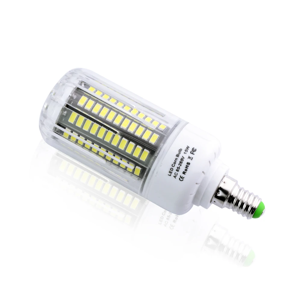 E27/E14 Светодиодная лампа 5736 SMD Кукуруза 40 светодиодов ~ 140 прожектор 85 265 в Lamparas 110