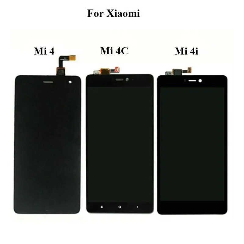 100% тест полный ЖК дисплей сенсорный экран дигитайзер сборка для Xiaomi mi 4 M4