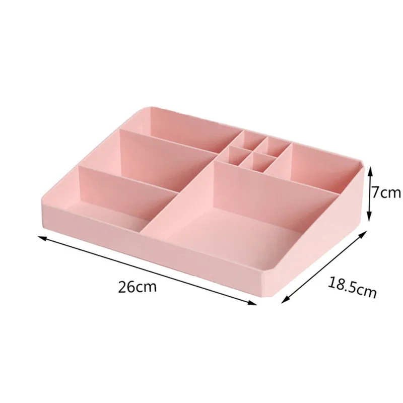 Pink 1 Layer Новая косметическая с выдвижным органайзером для макияжа мульти Слои Макияж Ящик Контейнер для хранения ногтей шкатулка Настольный держатель для мелочей футляр для хранения - Цвет: Pink 1 Layer