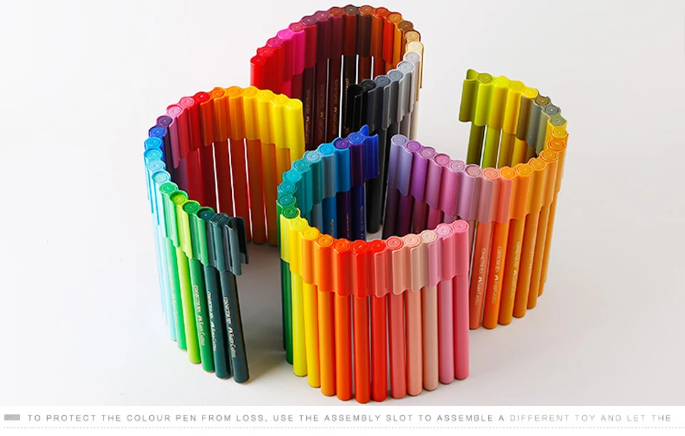 Faber Castell 40 Цвета художественный маркер волокна-акварельные Разъем ручка балетки жестяная коробка для детей подарок игры картина, черчения