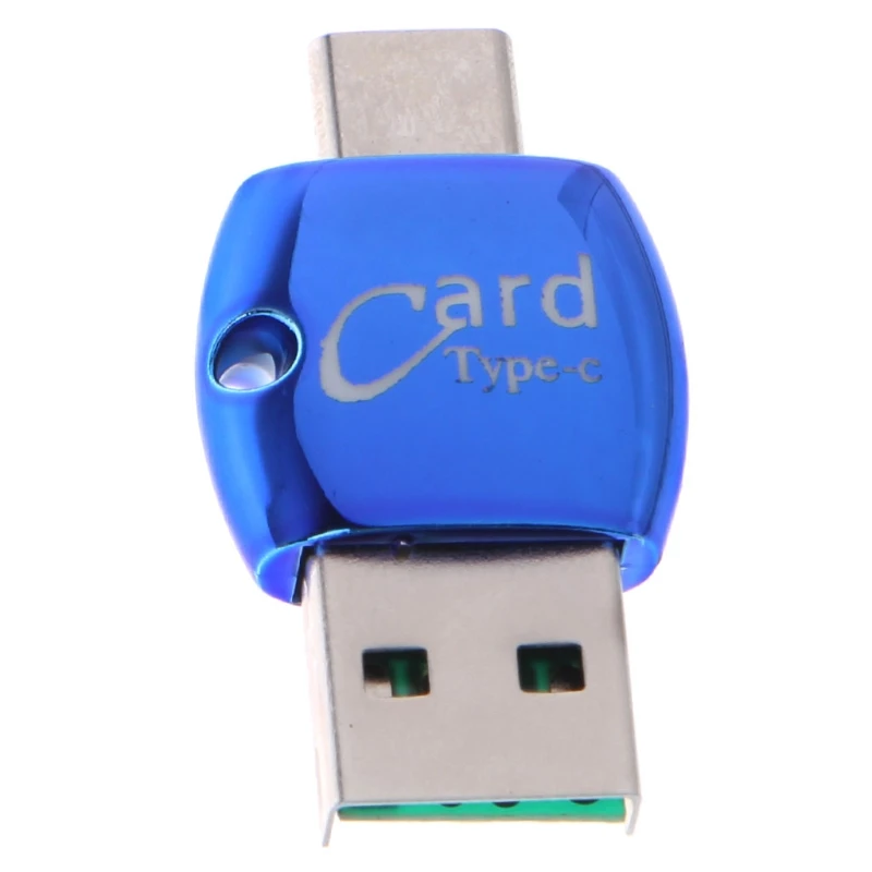 2 в 1 OTG USB 3,1 type C к USB 2,0 Micro SD/TF адаптер для чтения карт памяти - Цвет: 1