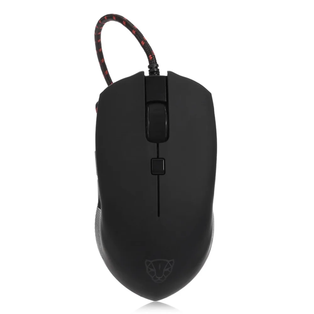 Motospeed V40 USB Проводная игровая мышь 6 кнопок оптическая RGB СВЕТОДИОДНАЯ Подсветка мышь геймер 4000 точек/дюйм для ПК ноутбук Настольный компьютер игра