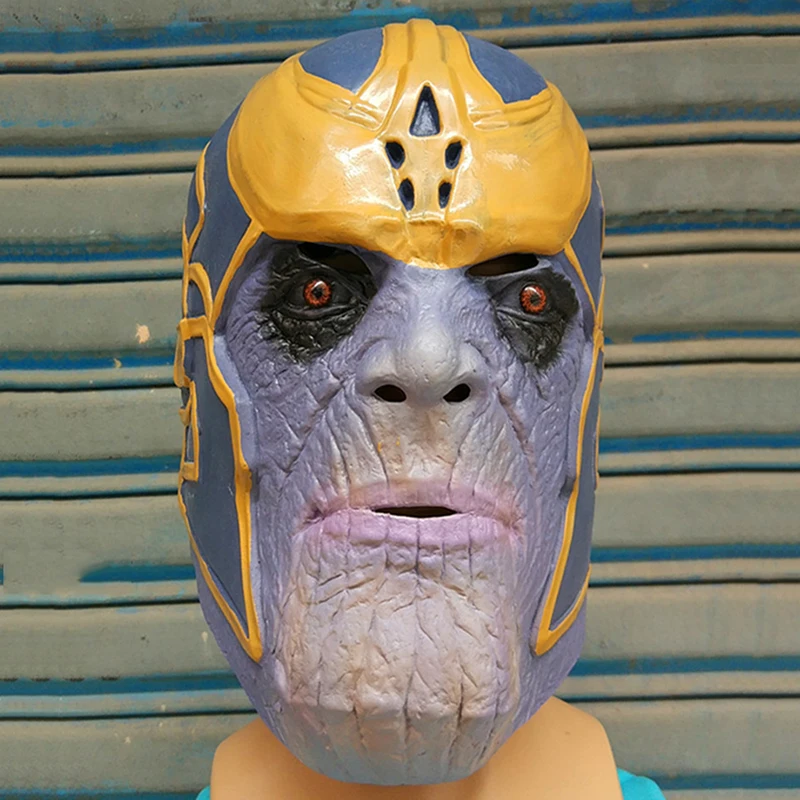 

Halloween Toys Horror Thriller Thanos Gloves for Killing Tyrants Pig Mask Glove Copper Trick or treat Latex Thriller Horror Gift