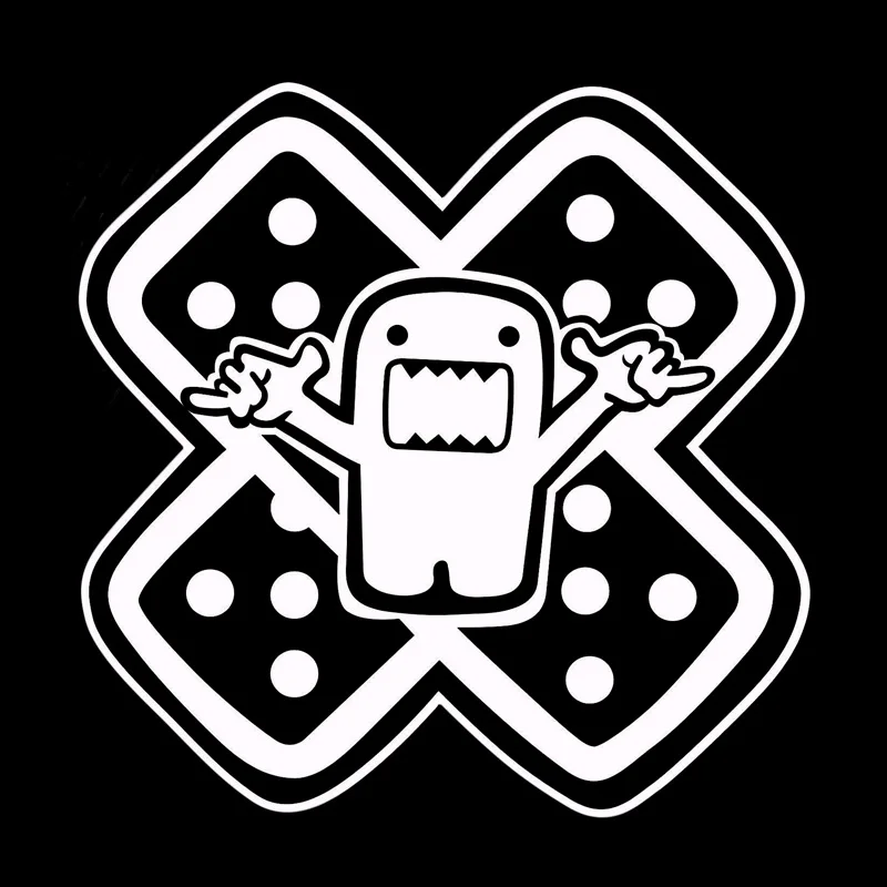 Модная забавная наклейка DOMO KUN BANDAID для стайлинга автомобиля на окно