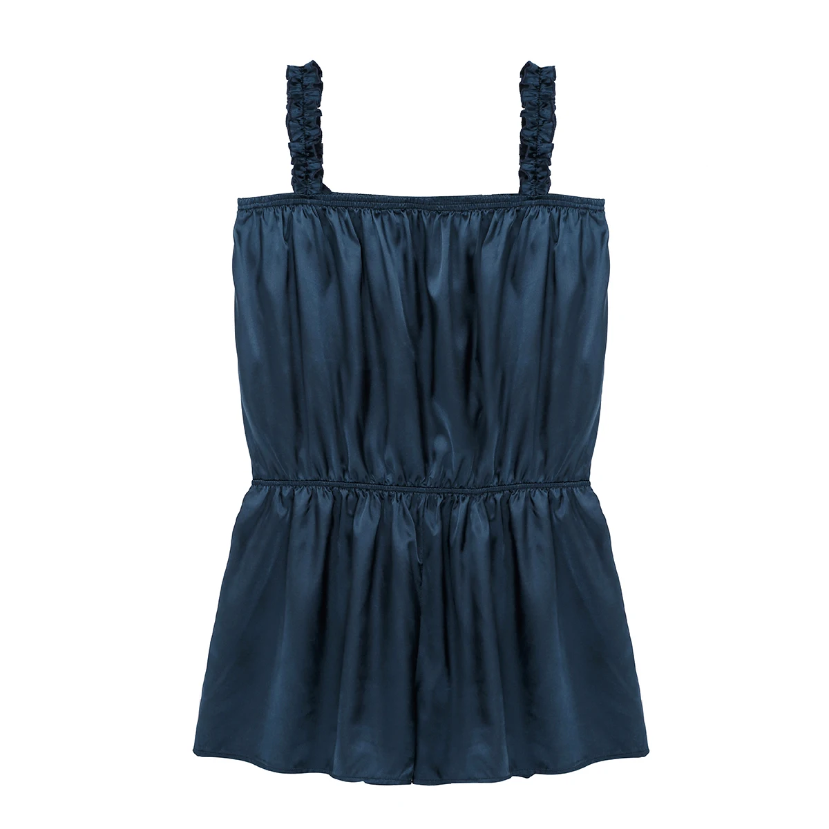 Мужское нижнее белье Sissy эластичное мягкое блестящее атласное платье на