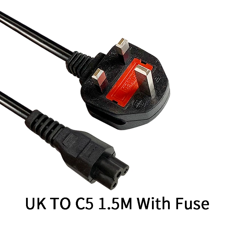 UK Plug шнур питания 1,5 м Британский основной C5 кабель питания для hp Dell Зарядка для ноутбука samsung LG TOSHIBA ASUS ноутбук LG tv