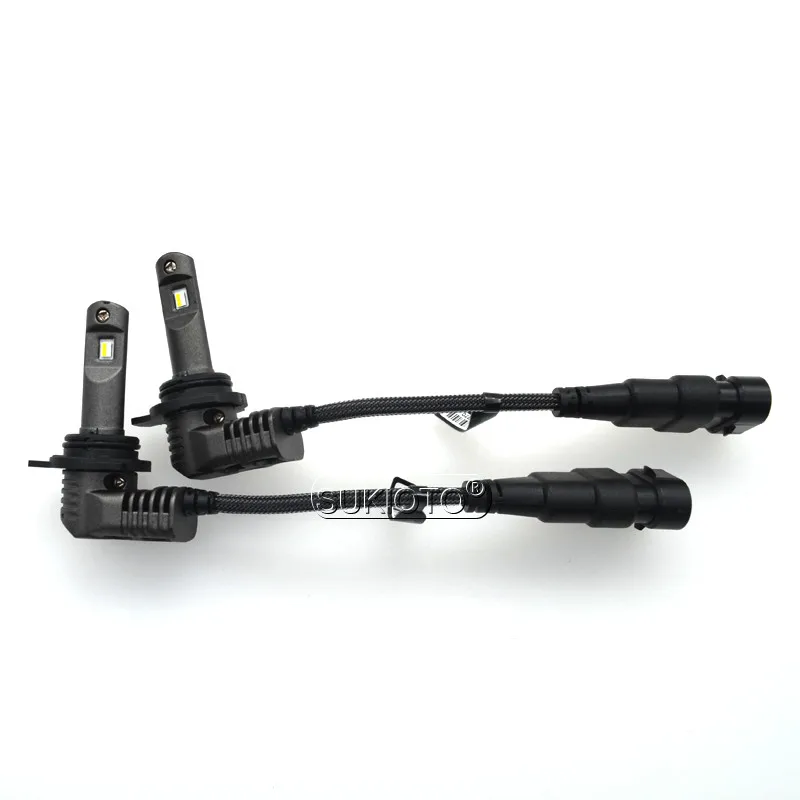 SUKIOTO мини led H7 автомобильные фары 6000k Led H8/H9/H11 9005/HB3 9006/HB4 9012 HIR2 H16 70 Вт 10400LM супер яркая прожекторная лампа