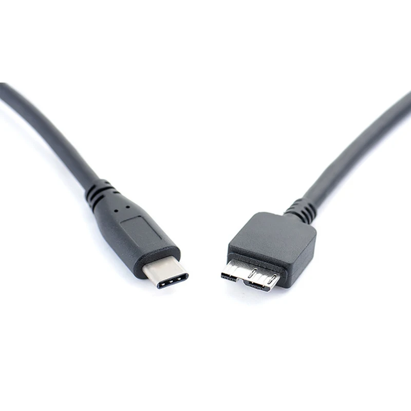 Кабель для передачи данных 0 3 м USB 1 Type C к Micro B разъем MAC BOOK WINDOWS ПК OTG внешний жесткий