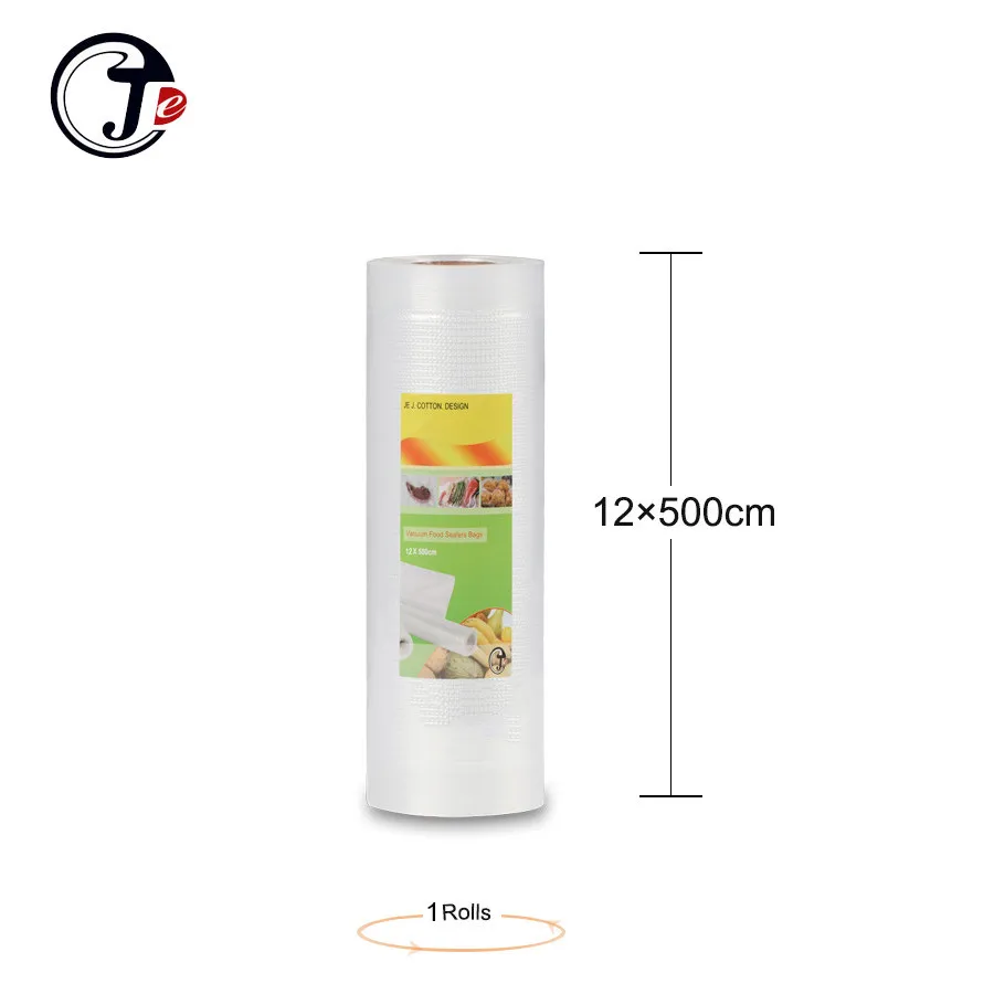 1 Rolls 12x500cm 6 размеров, 12/17/20 мм/22 мм/28/25*500 см вакуумные запайки пакетов пакеты для вакуумной упаковки зерна машины для упаковочных материалов, пищевая упаковочная машина - Цвет: 1 Rolls 12x500cm