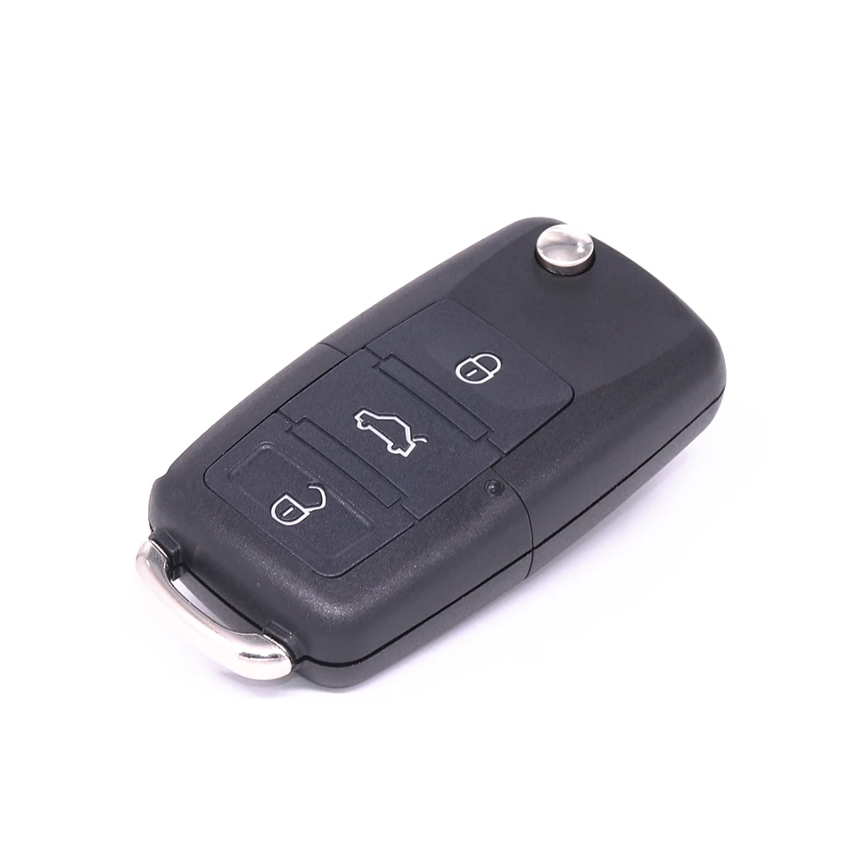 3 кнопки Складной Дистанционный флип-ключ чехол для Passat Polo Golf Touran Bora Ibiza Leon Octavia Fabia Автомобильный ключ без лезвия
