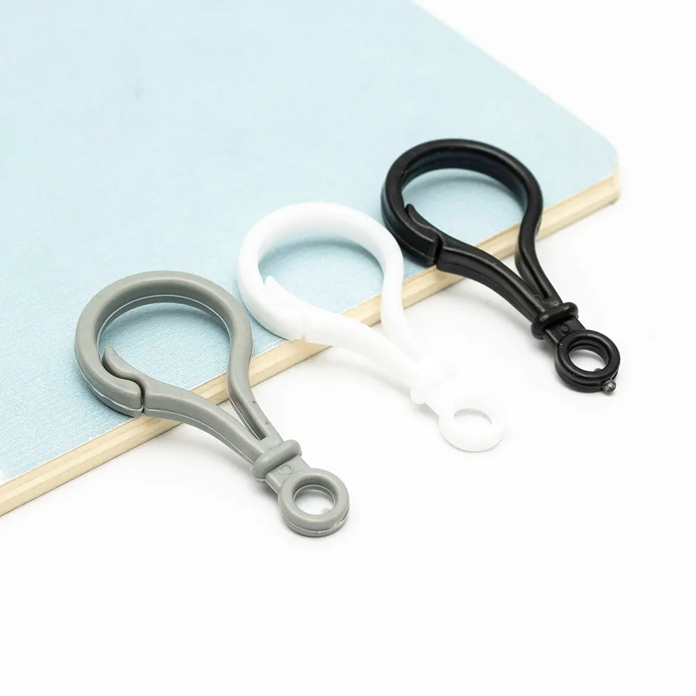 20pcs multicolor Lobster Clasp 5cm lamp shape buckle Snap hook Bag purse finding Keychain Jewelry DIY Needlework tool