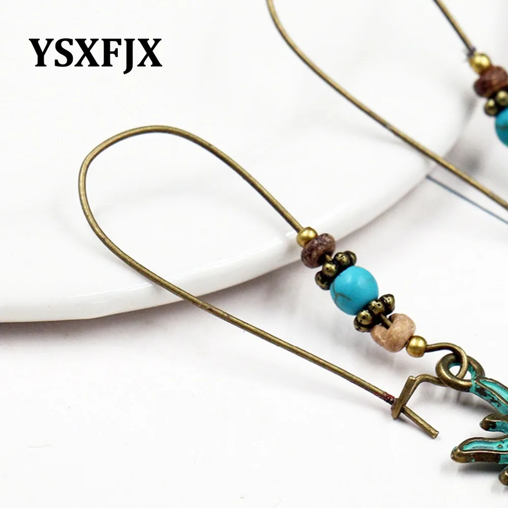 YSXFJX модные ретро серьги женский Творческий солнце большие boho Стиль Длинные