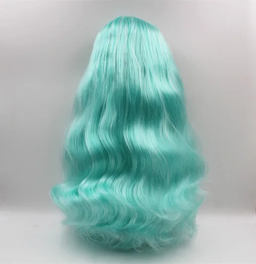 Кукла Blygirl Blyth зеленая и белая смешанная кукла Лю Хай с кудрявыми волосами