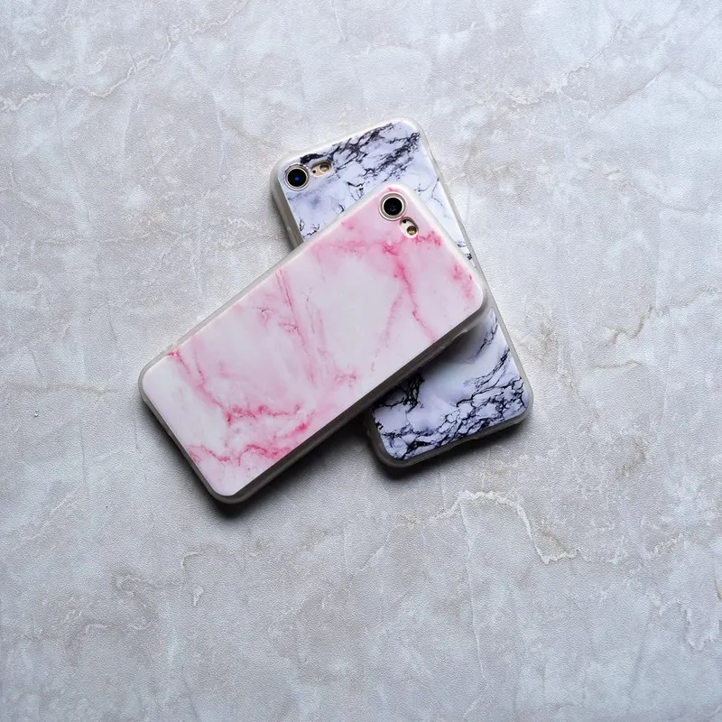 Горячий Мраморный Камень Шаблон мягкий силиконовый Чехол Для iPhone 6 Крышка iphone S