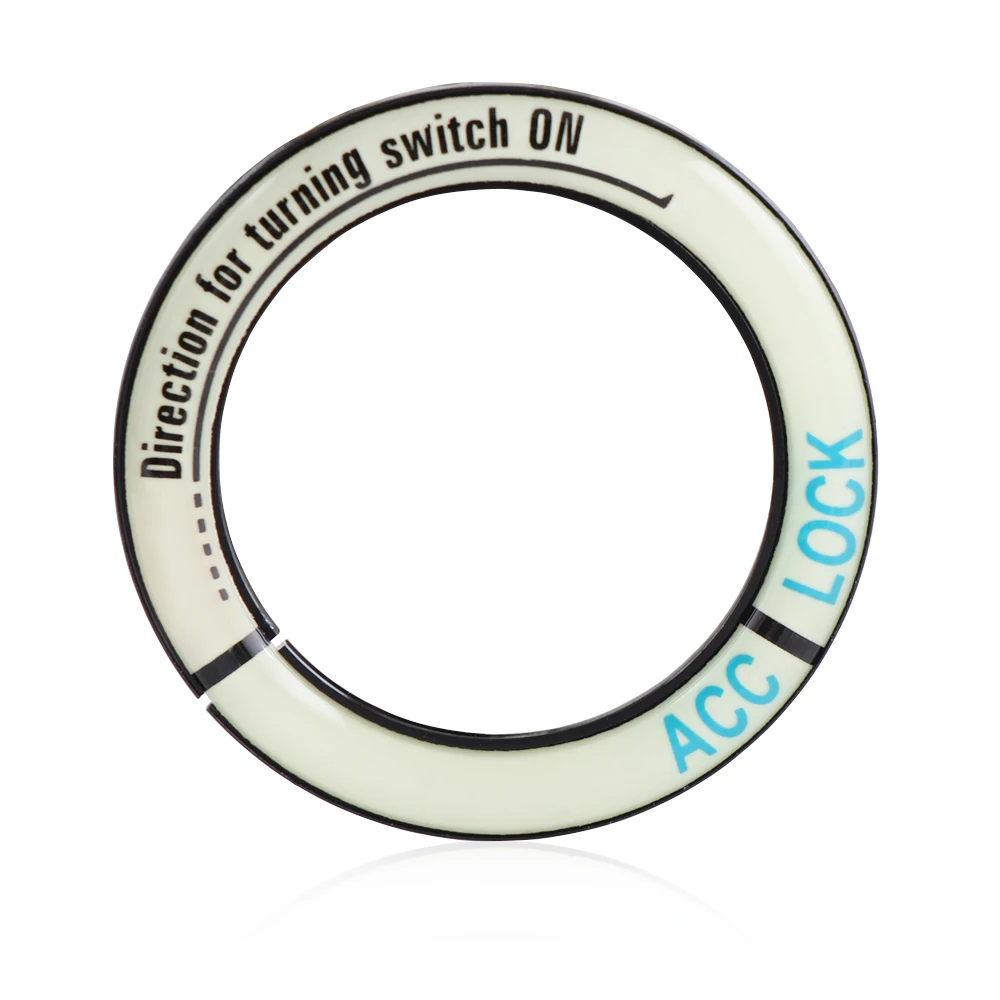 Светящееся кольцо для ключей зажигания автомобиля декоративная наклейка Kia Rio K2 K3